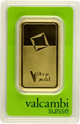 Lingot 100g d'or fin - Green Gold VALCAMBI