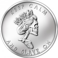 Médaille de collection rare avec un statut culte: Slave Queen médaille d'argent 1 oz