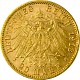20 Mark allemand Ville hanséatique de Hambourg 7,16g d'or fin (1893 - 1913)