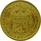 10 Florins Pays-Bas, Wilhelmina 6,05g d'or fin