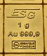 Lingot 1g d'or fin - Lingot unique d'un Multicard / CombiBar