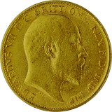 Demi-Souverain Edward VII 3,66g d'or fin