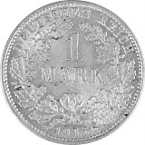 1 Mark Empire allemand 5g d'argent (1873 - 1915)