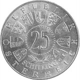 25 Schilling autrichiennes 10,4g d´argent (1955 - 1973)