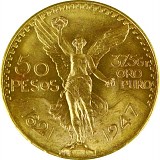 50 Pesos mexicains 37,46g d'or fin - Deuxième Choix