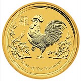 Lunar II Coq 1/2oz d'or - 2017