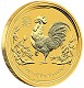 Lunar II Coq 1/2oz d'or - 2017 Lunar II Coq 1/2oz d'or - 2017