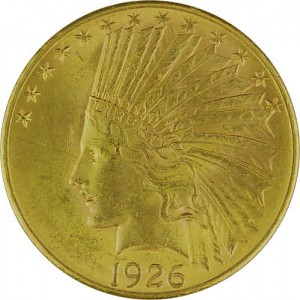 10 Dollar Eagle américain Indian Head 15,05g d'or fin