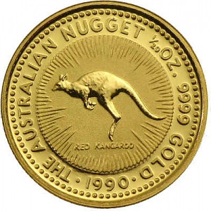 Australian Nugget/Kangourou 1/20oz d'or fin