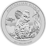 Koala 1kg d'argent fin - 2017
