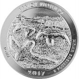 America the Beautiful - Iowa Effigy Mounds National 5oz d'argent fin - 2017