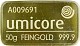 Lingot 50g d'or fin - Umicore nuveau
