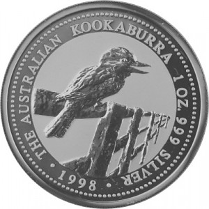 Kookaburra 1oz d'Argent - 1998