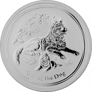 Lunar II Cien 2oz d'argent fin - 2018