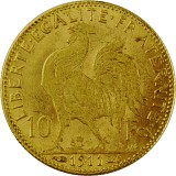 10 Francs français Marianne 2,9g d'or fin