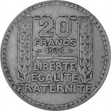 20 Franc Français 13,6g d'argent (1929 - 1939)