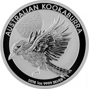 Kookaburra 1oz d'Argent - 2018