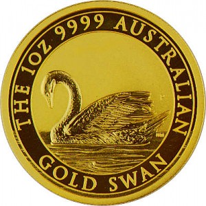 Cygne Australien 1oz d'or fin - 2017