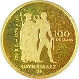 100 Dollar Kanada Olympic 1/2oz d´or fin Proof Coin