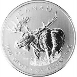 Canadien Wildlife Élan 1oz d'argent fin -  2012