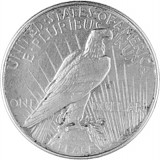 1 US Peace Dollar 24,05g d´argent -1921-1928,1934,1935