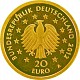 20 Euros d'or Forêt Allemande Épicéa 3,88g d'or fin -  2012