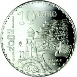10 Euros Pièce Commémorative Espagne 24,97g d'argent