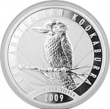 Kookaburra 1kg d'argent fin - 2009