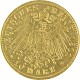 10 Mark allemand Hamburg 3,58g d‘or fin