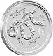 Lunar II Serpent 2oz d'argent fin - 2013