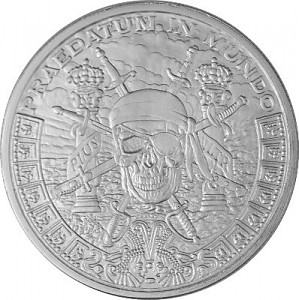 „Pieces of Eight“ Silver Round 1oz d‘argent fin BU