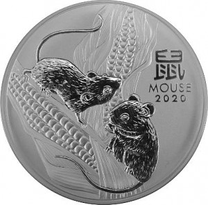 Lunar III Souris 1kg d‘argent fin - 2020