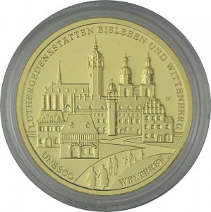 100 Euro allemand 1/2oz d'or fin - 2017 Wittenberg