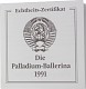 10 Rubel Ballerine Palladium 1/2oz de palladium 1991 diff.