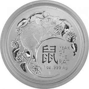 Lunar Rat Royal Australien Mint 1oz d'Argent - 2020