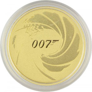 Perth Mint Tuvalu James Bond 007 1oz d'or fin - 2020