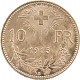 10 Francs suisse Demi-Vreneli 2,9g d'or fin