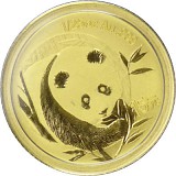 Chine Panda 1/25oz d'or fin