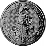 Queens Beasts White Horse 2oz d‘argent fin - 2020