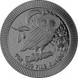 Niue Athènes hibou - 1oz d'argent fin - 2021