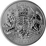 Grande-Bretagne Royal Arms 1oz d'argent fin - 2021