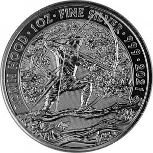 Grande-Bretagne Myths and Legends Robin Hood 1oz d'argent - 2021 Grande-Bretagne Myths and Legends Robin Hood 1oz d'argent - 2021