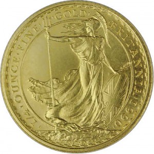 Britannia 1/4oz d'or fin 1987 - 2012