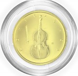 50 Euro Instruments de musique Contrebasse 1/4 or - 2018 