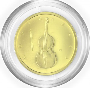 50 Euro Instruments de musique Contrebasse 1/4 or - 2018 