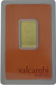 Lingot 10g d'or fin -  VALCAMBI