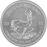 Krugerrand 1oz d'argent fin - deuxième choix