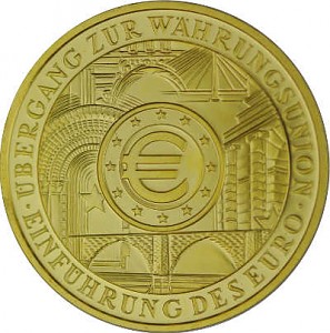 200 Euros 1oz Or 2002 Introduction de l'euro - Deuxième Choix