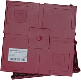 Masterbox US Philharmonique de Vienne d'argent rouge en plastique dur - vide
