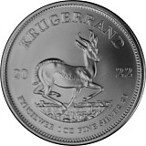 Krugerrand 1oz d'argent fin - 2022 (TVA Normale)